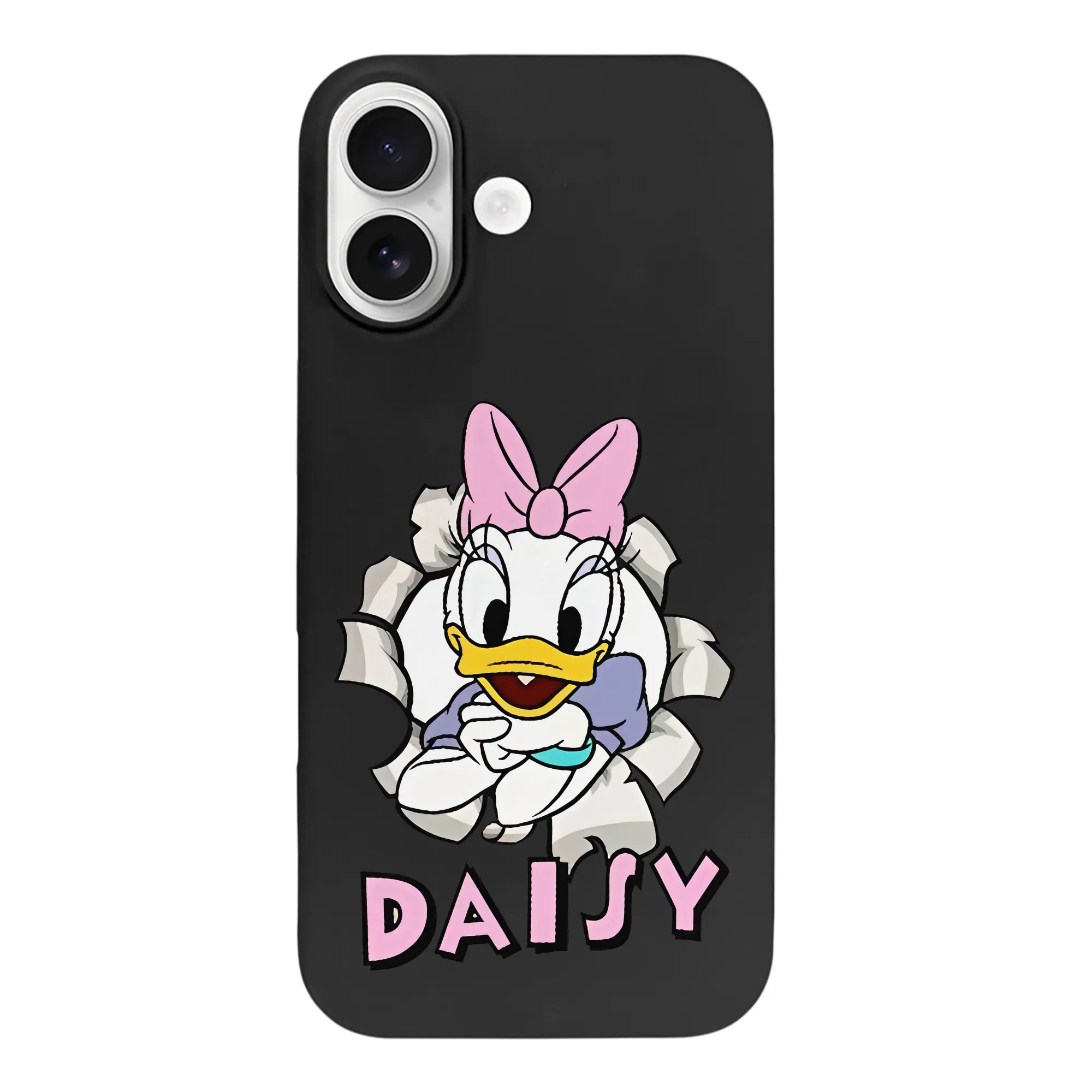 ミッキーマウス（Mickey Mouse） グッズ デイジーダック（Daisy Duck） - iPhone 17 シリーズ シリコンケース 薄型 耐衝撃 指紋防止 ソフトタッチカバー 精密フィット 傷防止 保護ケース iPhone 17/17 Air/17 Pro/17 Pro Max 対応